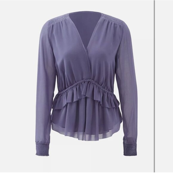 Greylin Lavender Chennei Tiered Top - Picture 13 of 14